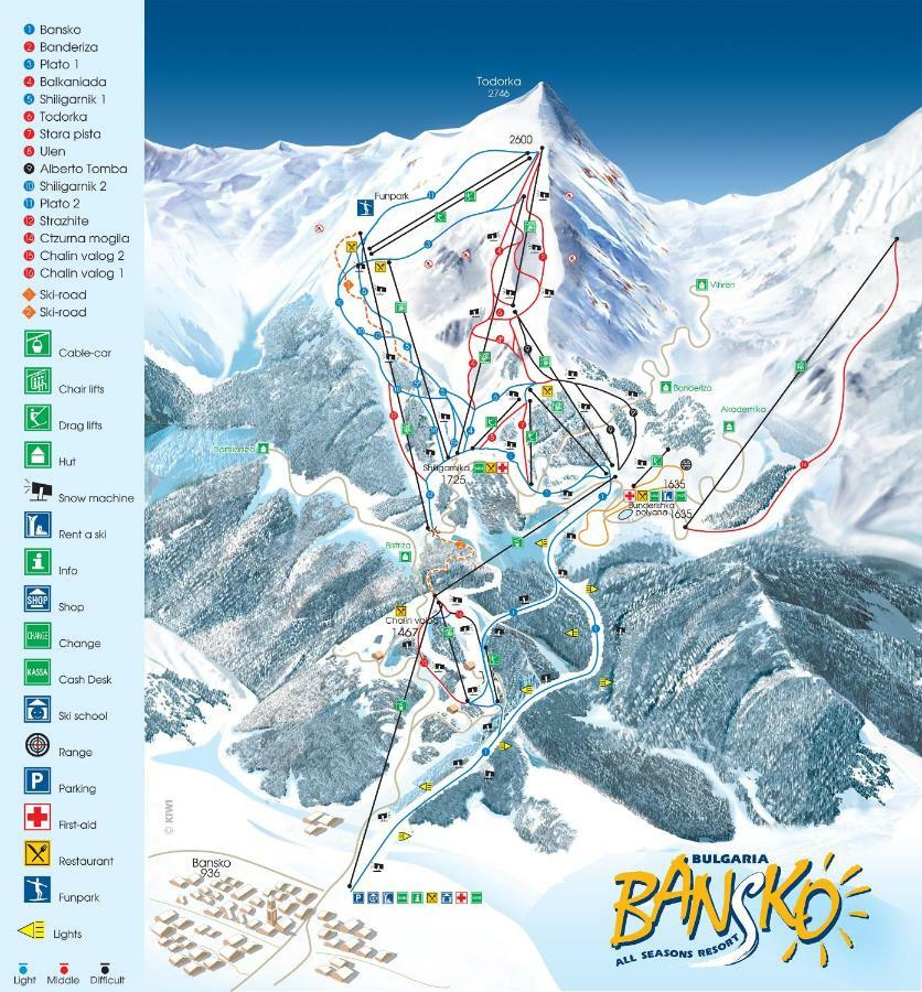 Fortuna Luxury Apartment Bansko Bagian luar foto